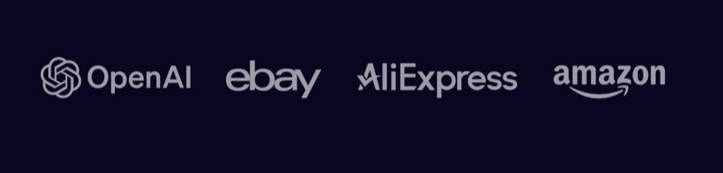 OpenAI, eBay, AliExpress, Amazon